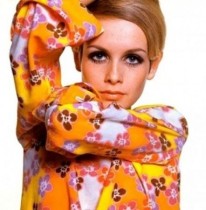 La modella Twiggy, icona pop degli anni '70